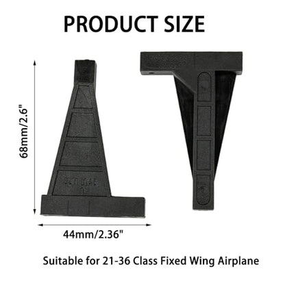 RC Airplane Fixed Wing Airplane Engine Mount for Model Aircraft Helicopter Fixed Wing Parts (44x68mm Suit for 21-36 Class) - style: 44x68mm Suit for 21-36 Class