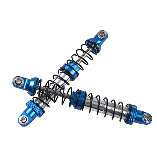 4Pcs ShareGoo Adjustable Metal Shock Absorber 70/80/90/100/110/120mm Damper Compatible with Traxxas TRX4 TRX6 G63 Axial SCX10 D90 90046 AXI03007 1/10 RC Rock Crawler (90mm Hole Distance) - size: 90mm Hole Distance