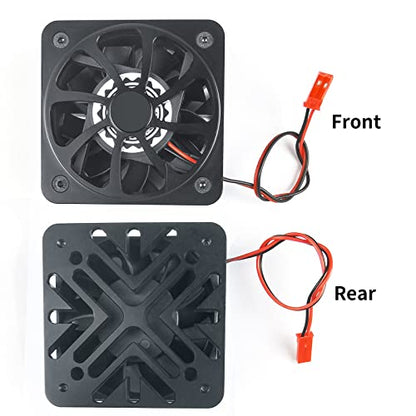 Aluminum RC Motor Heatsink Cooling Fan | Upgrade Parts, For 1/5 Arr-ma Kraton 8S, RC Car Truck Buggy
