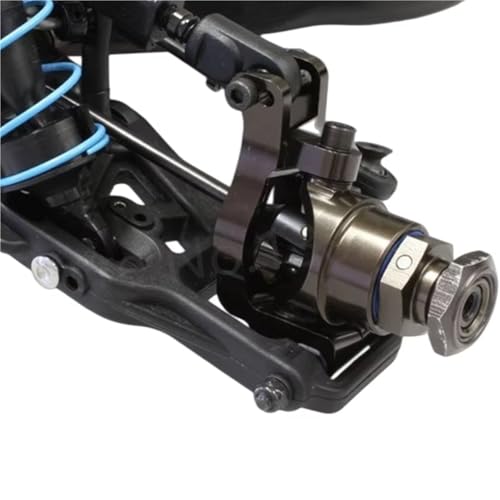 RC Cars Crawler Parts Compatible with Kyosho MP9 MP10 1/8 RC Car Upgrade Parts Accessories 2pcs Metal 17.5 Degrees C-Hub Carrier Caster Block IFW474