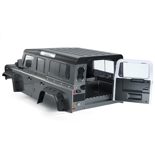 1/10 RC Car Hard Body Shell Kit-313mm Wheelbase D110 Land Rover Defender Body for Axial SCX10 90046 TRX4 CC01 Capra RC Crawler Car (313mm Army Green) - color: 313mm Army Green