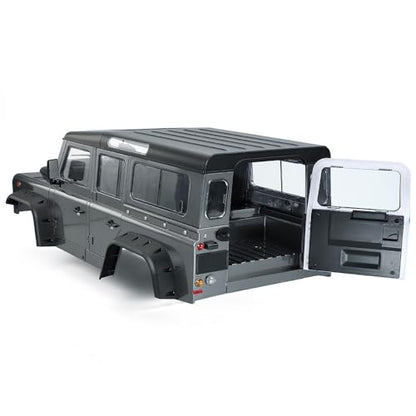 1/10 RC Car Hard Body Shell Kit-313mm Wheelbase D110 Land Rover Defender Body for Axial SCX10 90046 TRX4 CC01 Capra RC Crawler Car (313mm Army Green) - color: 313mm Army Green