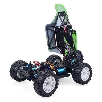 ZD Racing RC Desert Buggy 1/16 Electric Radio Control Off Road Vehicle DTK-16 RTR 2435 Brushless Motor 30A ESC Light System Hobby Grade Model for Ages 14+ - color: Green