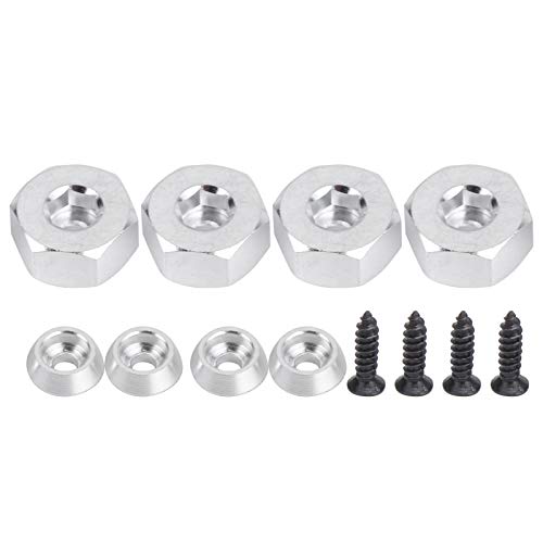 RC Wheel Rim Tire, Wear‑Resistant 63mm RC Hard Plastic Tyres for RC 1/10 On-Road Racing Car and Drift Car for WPL D12 1/10 RC Car