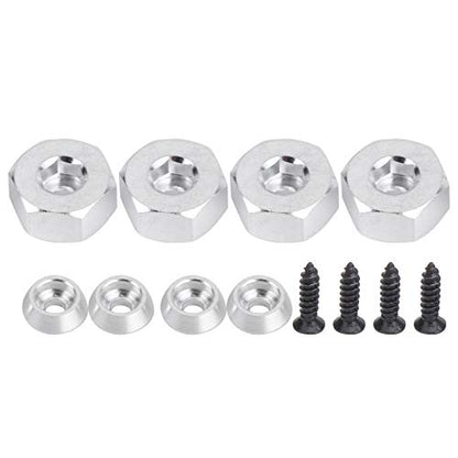 RC Wheel Rim Tire, Wear‑Resistant 63mm RC Hard Plastic Tyres for RC 1/10 On-Road Racing Car and Drift Car for WPL D12 1/10 RC Car