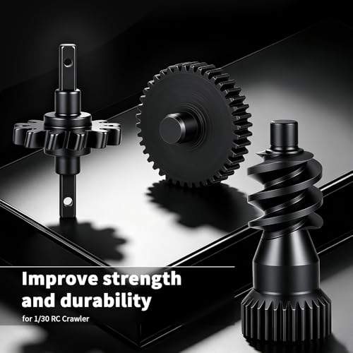 MOHERO RC Transmission Gearbox Gears Set for Axial SCX30 Bronco Wrangler JLU K10 1/30 RC Crawler Car Upgrade Parts