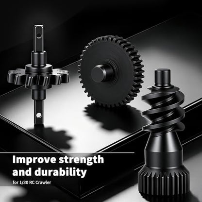 MOHERO RC Transmission Gearbox Gears Set for Axial SCX30 Bronco Wrangler JLU K10 1/30 RC Crawler Car Upgrade Parts
