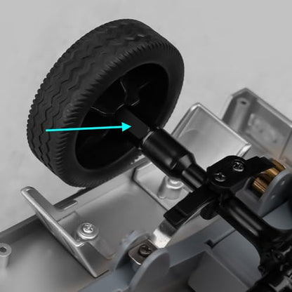 MORLORDY 5mm to 5mm Wheel Hex Hub Adapters +12.5mm Extended Wheel Spacers for WPL C34 C24 Crawler Upgrade Part