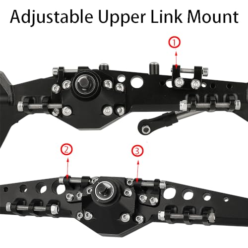 CNC Aluminum Front Rear Offset Portal Axle with Brass Counterweight for 1/10 RC Crawler Axial Capra 1.9 UTB AXI03004 AXI03000T1 T2 Buggy F9 Upgrades Part