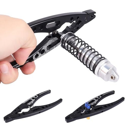 Metal Shock Absorber Pliers Rod Ball Clamp Multi-Function Tool for RC Model 1/8 1/10 Car Crawler Truck Off Road Buggy Touring Drift