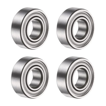 uxcell 4Pcs SMR115ZZ Deep Groove Ball Bearings, 5x11x4mm 440C Stainless Steel Double Shielded Bearings, ABEC 5 - size: 5x11x4mm