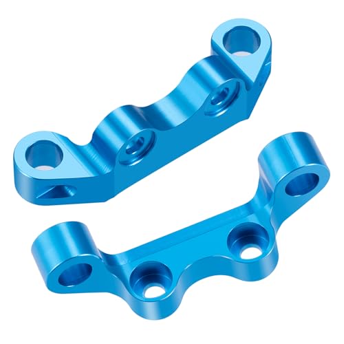 TT02 Aluminum Upper Suspension Arm Mount Fixed Holder Compatible with Tamiya TT02 1/10 RC On Road Touring Car Upgrade Replacement Parts (TT02 Upper Suspension Arm Mount) - color: Tt02 Upper Suspension Arm Mount