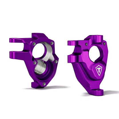 TREAL Aluminum 7075 Front Inner Portal Covers Steering Knuckles for Vanquish VRD/VS4-10(Purple) - color: Purple