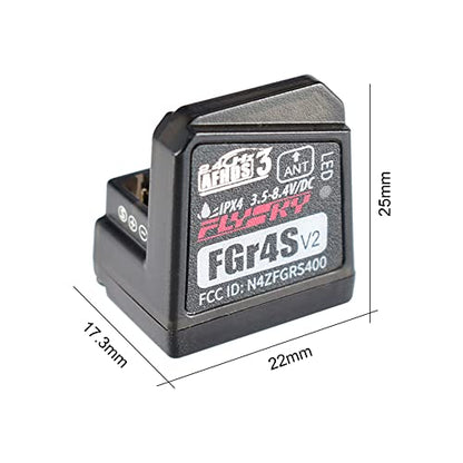 Flysky FGR4S V2 AFHDS 3 Bidirectional PWM PPM IBUS Output Receiver | For Flysky NB4 PL18 RC Transmitter