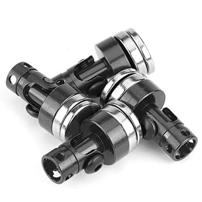 Drfeify 4PCS RC Aluminum Alloy Magnetic Body Post Mount Accessory Fit for SCX10 4WD 1:10 RC Car Model (Black)