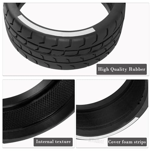 RC Tires Highway Tires Wheels for 1/8 Typhon 6s BLX / 1/7 Infraction 6S BLX,Limitless,Rc Highway Tires Wheels,Carbon Surface Truck Tires,RC Wheels and Tires(4PCS) - color: Black Carbon Fibre( 4pcs)