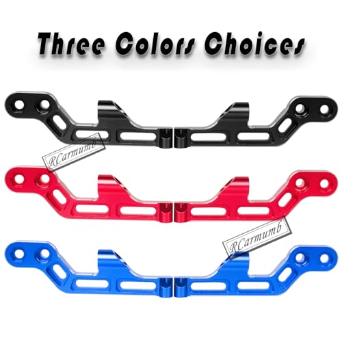 RC Rear Wing Body Mount Support Frame Set Upgrades Part for 1/7 Felony Infraction Limitless 6S BLX On-Road Muscle RC Car,Aluminum 2PCS Body Mount Support,Replace #ARA320516,Navy Blue - color: Navy Blue-rear Wing
