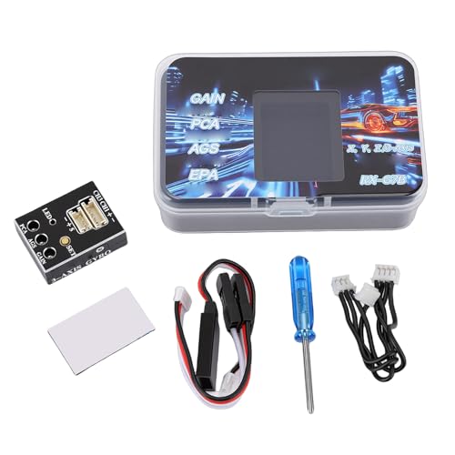 3Axis Gyro Stability Control, Stepless Adjust Knob, RC Mini Gyro for Car Boat Upgrade, Smooth Cornering, Real Time Tuning with No Programming, Compatible with Most Control