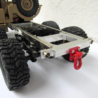 Rc Parts Compatible with WPL B14 B24 B16 B36 C14 C24 1/16 RC Truck Car Upgrades Parts Accessories Metal Rear Bumper with Tow Hook
