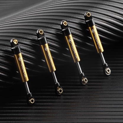 52mm Ultra-Thin Shock Adjustable Inner Spring for TRX4M, Black Gold | CNC Aluminum Dampers, Multi Mode Adjustment, Low Friction Damping Shaft - color: Black Gold