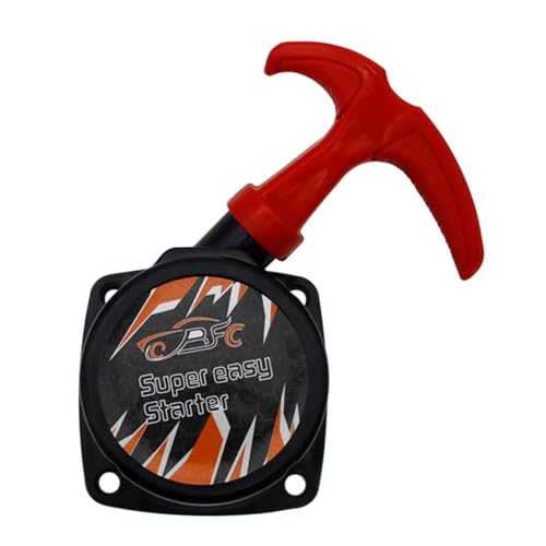 Super Easy Pull Starter (Red) | for 23cc-36cc Zenoah CY Rovan Top Speed Engine for 1/5 HPI ROFUN KM Baja LT FG GoPed RedCat Rc Car Parts - color: Red
