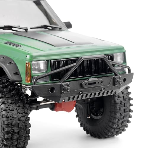 1/10 RC Crawler Hard Body Shell Kit - 313mm Wheelbase Cherokee Body for Axial SCX10, SCX10 II 90046, 90047 & TRX4 Kits (Pickup-Green) - color: Pickup-green