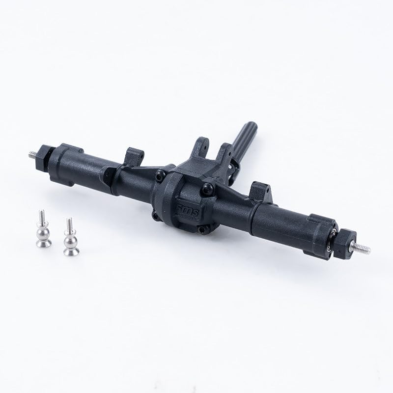 FMS FCX24M Rc Car Parts RC Crawler RC Trucks Parts Replacement Accessory for 1/24 Tacoma:Rear Axle Assembly - style: Rear Axle