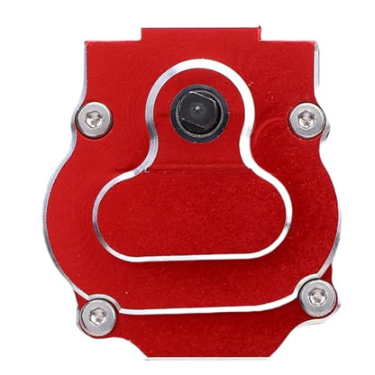 RC Complete Transmission, CNC Aluminum Alloy 24:1 Complete Transmission Smooth Operation for 1/18 RC Crawler Car Upgrade Part (Red) - color: Red