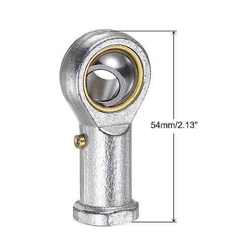uxcell PHSB6 3/8 Inch Female Rod End Bearing Set - 2pcs of 3/8-24 Left and Right Hand Thread Rod Ends with Jam Nut - size: 3/8