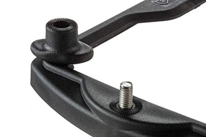 Attwood 9096-5 USCG-Approved 24 Series Heavy Duty Adjustable Hold-Down Marine Boat Battery Tray, Black