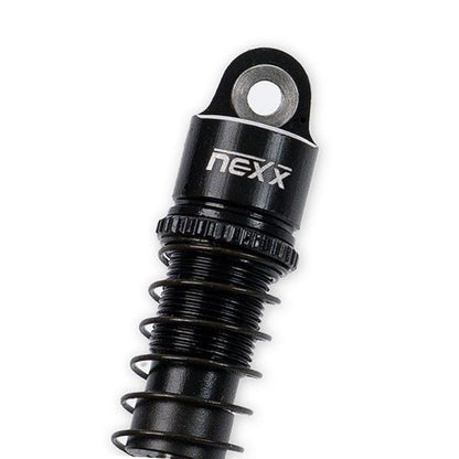 Nexx Racing Oil Shocks (4pcs) for 1/18 RC Crawler Ascent18 - Remote Control Car, Crawler Redcat 1/18 4WD Upgrade Parts (HELIDIRECT) (Black - 53mm) - color: Black - 53mm
