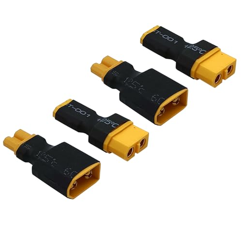 2 Pairs XT30 to XT60 Plug RC Male Female Connector Adapter for RC FPV Drone Car Lipo NiMH Battery Charger ESC