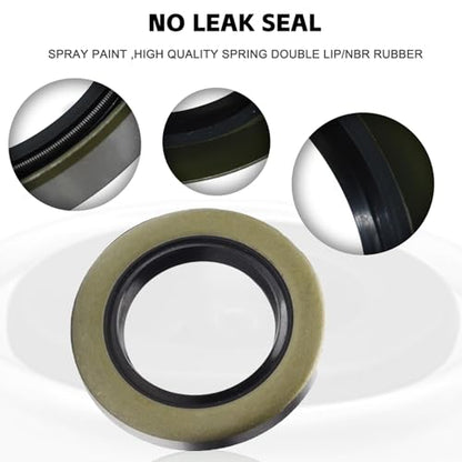 4 Sets 3500 LB Boat Trailer Axle Bearing Kits, L68149 L44649 Bearings with 171255TB (10-19) Grease Seals, Fits 1-3/8" to 1-1/16" Bearings, 1.98" Dust Caps, Rubber Plugs, Cotter Pins – Fits #84 Spindle - color: 4 Set L68149 L44649 Bearings Kit
