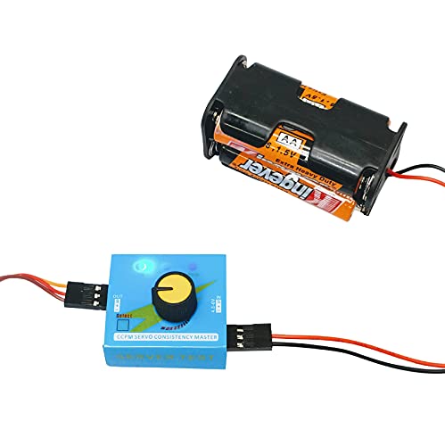 RC 4 Cell AA Battery Holder with Futaba FUT JR Plug/3-Pin Servo Connector | 6V Battery Holder with Dupont Connector | Battery Holder for Receiver Cars Heli Planes Boats
