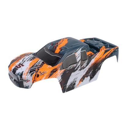 1/16 RC Car Body, Durable PVC Shell Easy Install, 1/16 Scale Truck Cover for Off Road Racing Hobbyists Orange - color: Orange