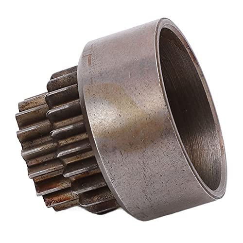 2Pcs Steel Clutch Bell Double Gears, RC Clutch Bell Gear, High Performance Upgrade Parts for HSP 94122 94166 1/10 RC Car, Durable Steel Material with 16T Upper and 21T Lower Teeth