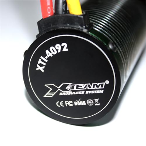 4092 1800KV Brushless Motor Shaft Diameter 5MM Connector 6.5MM for 1/8 Scale On-Road Buggy Drift Racing RC Car
