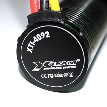 4092 1800KV Brushless Motor Shaft Diameter 5MM Connector 6.5MM for 1/8 Scale On-Road Buggy Drift Racing RC Car