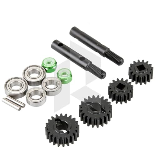 Rhino Capra Metal Complete Front Rear Portal Axle Set for 1/10 RC Crawler Car Axial SCX10 I SCX10 II Redcat GEN8 RGT EX86100 (Portal Gears Kits - R1017) - color: Portal Gears Kits - R1017