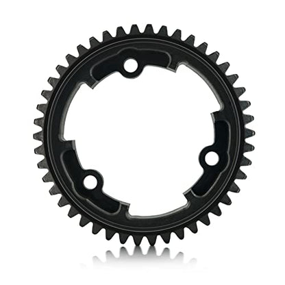 6448 46T 1 Mod Hardened Steel Spur Gear for Traxxas 1/10 E-Revo 2.0 VXL 1/5 X-Maxx Maxx 1/7 XO-1 (46T) - color: 46T