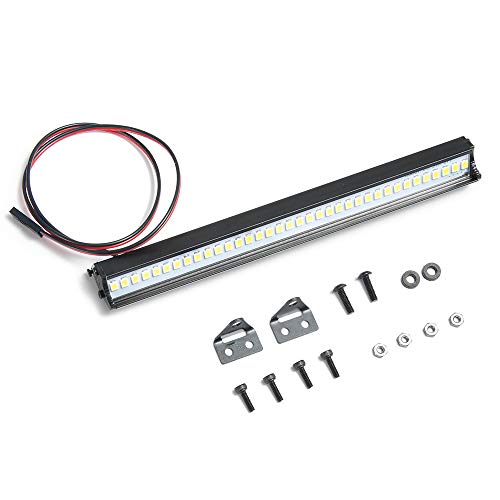 Super Bright RC LED Light Bar Roof LED Lamp Kit | 36 LED Light Bar, For Tra-xxas TRX-4 SCX10 90027 SCX10 II 90046 D90 1/10, RC Rock Crawler Car