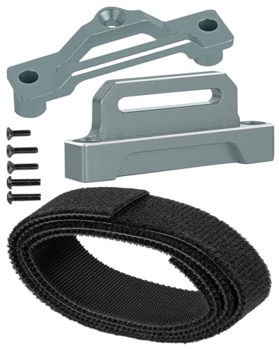 RC Alloy Battery Plate Upgrades Part for 1/10 Slash BL-2s/Drag Slash chev rolet C10/F0rd Mustang,BRCatWPark Battery Mount Plate Tray Battery Holder Mount Battery Hold-Down,(Replace #5827),Titanium - color: Titanium - (Upgrades)