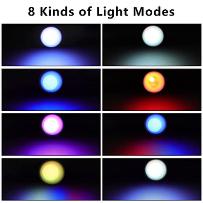 GLOBACT RC Chassis Rock Light 8 Modes 8 Beads for 1/10 TRX4/Bronco/1979