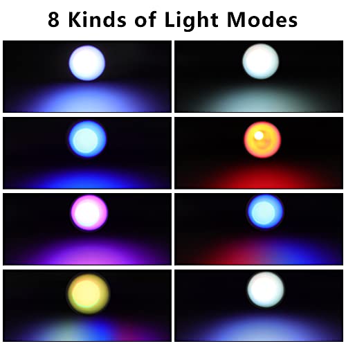 GLOBACT LED Rock Chassis Light 8 Modes for 1/10 TRX4/Bronco/1979 (8 Beads)