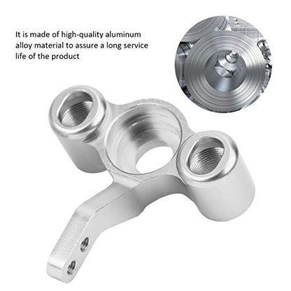 Bnineteenteam 1/10 RC Car Aluminum Alloy Front Knuckle, Front Steering Knuckle 122011(02165) Fit for HSP 1/10 RC Car 94122 94188 (Silver - color: Silver