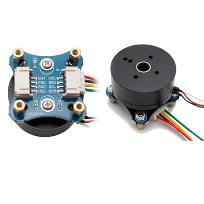 2804 Brushless Outrunner Hollow Shaft DC Motor Kit with AS5600 Magnetic Encoder & SimpleFOC Mini Driver Board for Gimbal Drones
