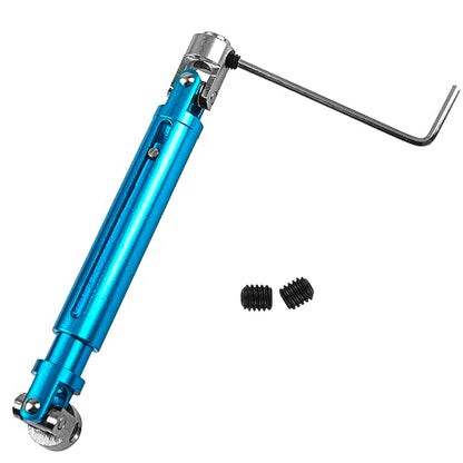 1Pair ShareGoo Aluminium Alloy RC Car Drive Shaft 103-148mm Universal Joint CVD DriveShaft Compatible with Axial SCX10 Tamiya CC01 D90 RC4WD TF2 HSP Redcat 1/10 RC Crawler (Blue) - color: Blue