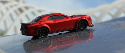 Turbo Racing C75 1:76 Scale Mini RC Car Full Proportional RTR 2.4GHz RC Transmitter - Remote Control RC Cars Toy Vehicle for Adult (HELIDIRECT) (Red) - color: Red