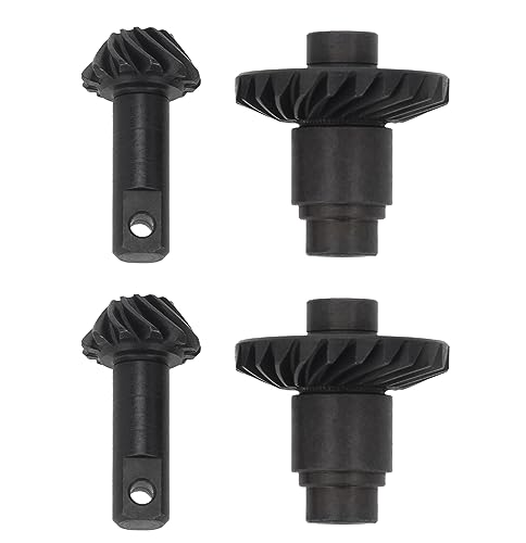 MEUS Racing 12-24T TRX4M Differential Gear Helical Diff Gears Set for Traxxas TRX4M Bronco Defender K10 F150 1/18 RC Crawlers Upgrades Parts, 2 Sets - size: 12-24T
