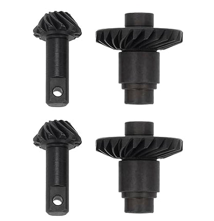 MEUS Racing 12-24T TRX4M Differential Gear Helical Diff Gears Set for Traxxas TRX4M Bronco Defender K10 F150 1/18 RC Crawlers Upgrades Parts, 2 Sets - size: 12-24T